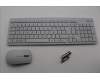 Lenovo 5KM0U87895 Keyboard_Mouse,2.4G,German,Cloud Grey
