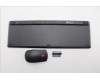 Lenovo 5KM0U87939 AI Keyboard_Mouse,2.4G,Danish,Black