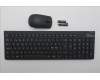 Lenovo 5KM0U88023 Keyboard_Mouse, 2.4G, Nordic, Luna Grey, Black Wheel
