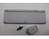 Lenovo 5KM0U88031 AI Keyboard_Mouse,2.4G,Arabic/French,Cloud Grey