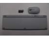 Lenovo 5KM0U88059 AI Keyboard_Mouse,2.4G,Spanish,Cloud Grey