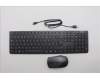 Lenovo 5KM0U88178 AI Keyboard_Mouse, Wireless, French, Storm Grey