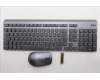 Lenovo 5KM0U88220 Keyboard_Mouse, Wireless, Italian, Luna Grey