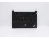 Lenovo 5M10V17021 C-Cover with keyboard, Slovenian, Black, Non-Backlight, UK