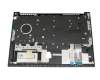 5M10V17046 original Lenovo keyboard incl. topcase DE (german) black/black with backlight and mouse-stick
