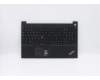 Lenovo 5M10W64621 C-Cover with keyboard, Belgian, Black, Backlight, Fingerprint, UK