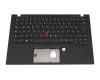 5M10W85923 original Lenovo keyboard incl. topcase DE (german) black/black with backlight and mouse-stick