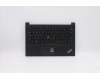 Lenovo 5M10Z27350 C-Cover with keyboard, UK English, Black, Backlight, Non-FingerPrint, UK
