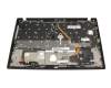 5M10Z27455 original Lenovo keyboard incl. topcase FR (french) black/black with backlight and mouse-stick