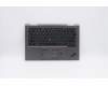 Lenovo 5M10Z37118 C-Cover with keyboard, Russian, Iron Grey, WLAN, US