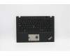 Lenovo 5M10Z54180 C-Cover with keyboard, Canadian French English, Black, Backlight, UK