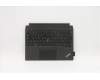 Lenovo 5M11A36984 MECH_ASM Backlit KB Belgian FPR Black