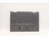 Lenovo 5M11C40956 C-Cover with keyboard, Brazil Portuguese, Storm Grey, WLAN, UK
