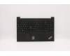 Lenovo 5M11C43581 C-Cover with keyboard, Portuguese, Black, Backlight, UK