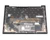 5M11C53276 original Lenovo keyboard incl. topcase DE (german) black/black with backlight and mouse-stick