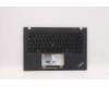 Lenovo 5M11C85492 C-Cover with keyboard, Swedish/Finnish, Black, Backlight, WWAN, UK
