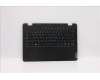 Lenovo 5M11C86315 C-Cover with keyboard, Spanish, Black, UK