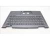 Lenovo 5M11H62235 C-Cover with keyboard, Czech Slovakian, Grey, Backlight, FingerPrint, UK