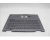 Lenovo 5M11H62367 C-Cover with keyboard, Arabic, Grey, Backlight, FingerPrint, WWAN, US
