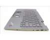 Lenovo 5M11H62424 C-Cover with keyboard,Greek,Grey,Backlight,Fingerprint,WWAN