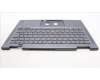 Lenovo 5M11H62462 C-Cover with keyboard, Nordic, Grey, Backlight, Fingerprint, WWAN, UK