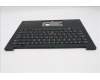 Lenovo 5M11H62761 C-Cover with keyboard, Danish, Black, Backlight, Fingerprint Reader, UK