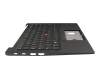 5M11H62782 original Lenovo keyboard incl. topcase DE (german) black/black with backlight and mouse-stick
