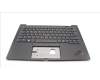 Lenovo 5M11H62807 C-Cover with keyboard, Italian, Black, Backlight, Fingerprint, WWAN, UK