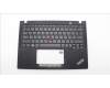 Lenovo 5M11H89005 C-Cover with keyboard, Hebrew, Black, US