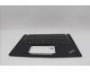 Lenovo 5M11H89006 C-Cover with keyboard, Hungarian, Black, UK