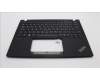 Lenovo 5M11H89007 C-Cover with keyboard, Hungarian, Black, UK