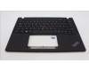 Lenovo 5M11H94490 C-Cover with keyboard, Danish, Black, Backlight, WWAN, UK
