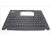 Lenovo 5M11H94499 C-Cover with keyboard, US English Euro, Black, Backlight, WWAN, US