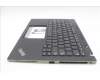 Lenovo 5M11J05850 C-Cover with keyboard, Arabic, Black, Backlight, US