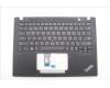 Lenovo 5M11J05850 C-Cover with keyboard, Arabic, Black, Backlight, US