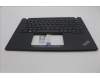 Lenovo 5M11L59322 C-Cover with keyboard, US English Euro, Black, Backlight, US