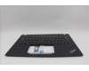 Lenovo 5M11L59351 C-Cover with keyboard, Icelandic, Black, Backlight, UK