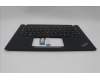 Lenovo 5M11L59369 C-Cover with keyboard, Spanish LA, Black, Backlight, UK
