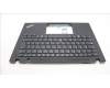 Lenovo 5M11L59371 C-Cover with keyboard, Spanish LA, Black, Backlight, UK