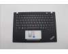 Lenovo 5M11L59385 C-Cover with keyboard, Russian, Black, Backlight, US