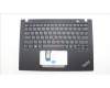 Lenovo 5M11L59387 C-Cover with keyboard, Russian, Black, Backlight, US