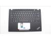 Lenovo 5M11L59399 C-Cover with keyboard, Swedish/Finnish, Black, Backlight, UK