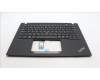 Lenovo 5M11L59399 C-Cover with keyboard, Swedish/Finnish, Black, Backlight, UK