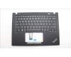 Lenovo 5M11L59469 C-Cover with keyboard, US English Euro, Black, Backlight, WWAN, US