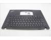 Lenovo 5M11L59499 C-Cover with keyboard, Icelandic, Black, Backlight, WWAN, UK