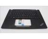 Lenovo 5M11L59527 C-Cover with keyboard, Nordic, Black, Backlight, WWAN, UK