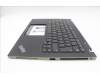 Lenovo 5M11L59539 C-Cover with keyboard, Slovenian, Black, Backlight, WWAN, UK