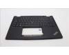 Lenovo 5M11L64088 C-Cover with keyboard, Bulgarian, Black, Backlight, UK