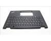 Lenovo 5M11L64088 C-Cover with keyboard, Bulgarian, Black, Backlight, UK