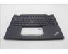 Lenovo 5M11L64121 C-Cover with keyboard, Hebrew, Black, Backlight, US
